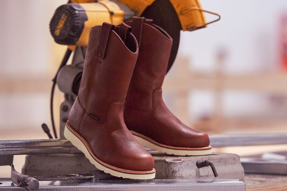 Edge Walker 11" impermeable Nano Comp Toe en Briar Haystack (marr&oacute;n).